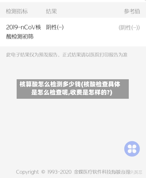 核算酸怎么检测多少钱(核酸检查具体是怎么检查呢,收费是怎样的?)-第2张图片