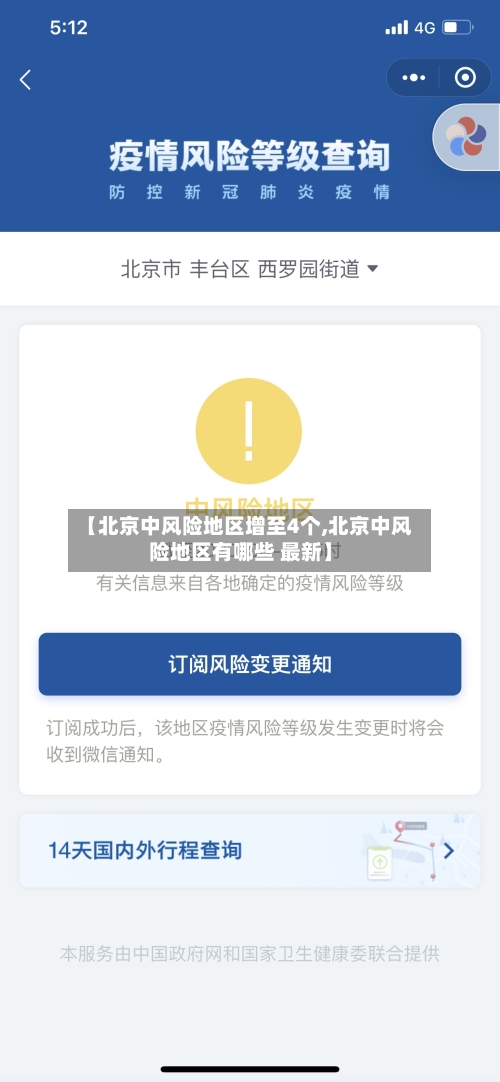 【北京中风险地区增至4个,北京中风险地区有哪些 最新】-第3张图片