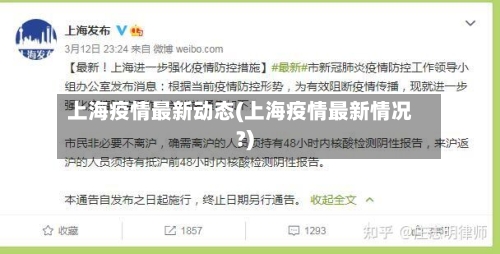 上海疫情最新动态(上海疫情最新情况?)-第2张图片