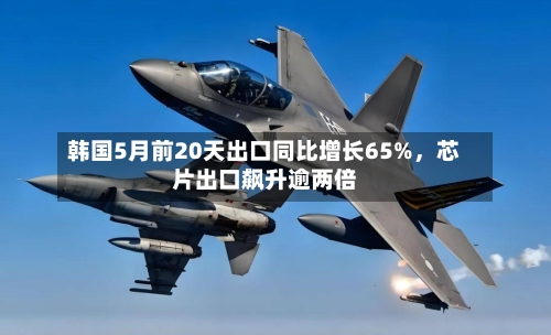 韩国5月前20天出口同比增长65%,芯片出口飙升逾两倍