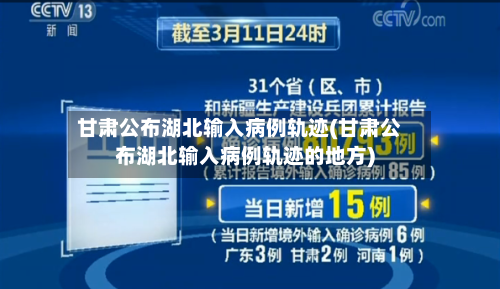 甘肃公布湖北输入病例轨迹(甘肃公布湖北输入病例轨迹的地方)